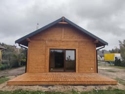 Detal architektury domu Kazimierz – przestronny projekt o powierzchni 63m²