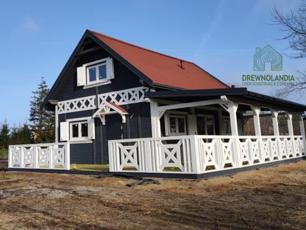 Domek CRK15 – całoroczny projekt rekreacyjny z przestrzenią 48 m²