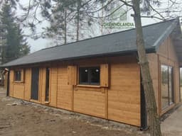Rekreacyjny domek CRK1 – całoroczny, wykonany z drewna