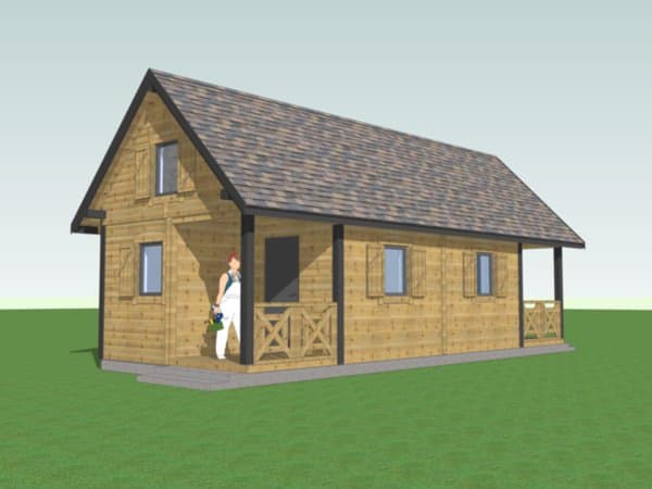 Domek „bliźniak” na wynajem W1X2 – 40 m2