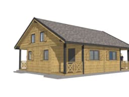Widok z ogrodu kompleksu W1X4 – detale w architekturze