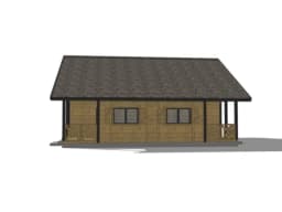W2X4 – 4 domki letniskowe w jednym kompleksie z przestronnymi tarasami