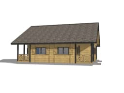 W2X4 – przestronne domki letniskowe z dużymi oknami