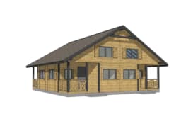 W2X4 – segmenty domków letniskowych z detalami architektonicznymi