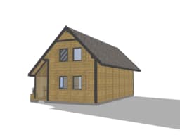 Szeregowy domek J1X2 – elegancki układ z przestronnym tarasem