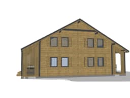 Kompleks J1X4 – drewniane domki w eleganckim układzie