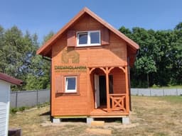 Drewniany domek CRA3 – całoroczny z antresolą, idealny na każdą okazję