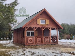 Drewniany domek na działkę Amadeusz IV 7x4,5m  - zdjęcie 17