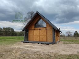 Domek CRA6 – całoroczny, 35 m² przestrzeni rekreacyjnej od Drewnolandii