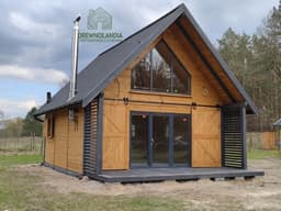 Całoroczny domek rekreacyjny CRA6 – elegancja i funkcjonalność na 35 m²