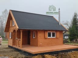 Domek CRA1 z drewna, całoroczny – Drewnolandia w najlepszym wydaniu