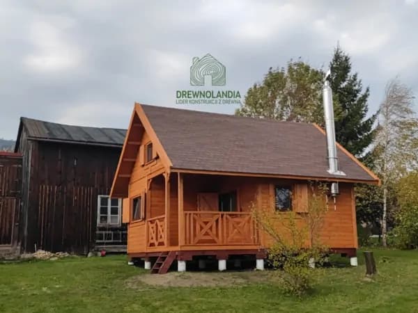 Stylowy i wygodny domek rekreacyjny – model CRA1 z drewna