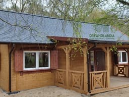 CRK1 – drewniany domek całoroczny z przestronnym tarasem, powierzchnia 70m²