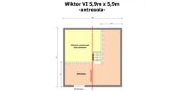  Wiktor VI z oknami PCV - 5,9x5,9m - zdjęcie 7