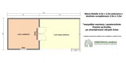 Sauna ogrodowa 8m x 3,5m z przestrzenią wypoczynkową - zdjęcie 2