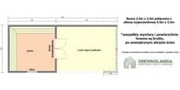 Sauna ogrodowa 8m x 3,5m z przestrzenią wypoczynkową - zdjęcie 3