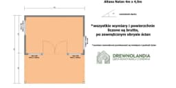 Nowoczesny Domek-Altana ogrodowa Natan 4×4,5m - zdjęcie 2