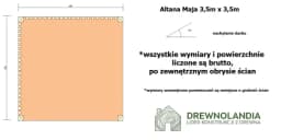 Altana Maja - 3,5m x 3,5m - zdjęcie 2
