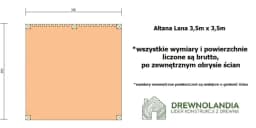 Altana Lana - 3,5m x 3,5m - zdjęcie 2