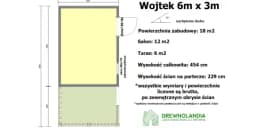 Altana z domkiem Wojtek - 6x3m - zdjęcie 2