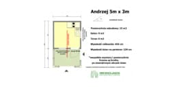 Domek letniskowy Andrzej - 5x3m