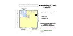Domek Ogrodowy caloroczny Mikołaj II - 5x5m