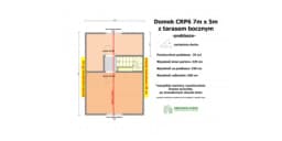 Domek rekreacyjny całoroczny CRP6 - 35m² - zdjęcie 3