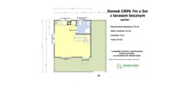 Domek rekreacyjny całoroczny CRP6 - 35m² - zdjęcie 2