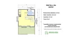 rzut na parter Olaf 6x4m