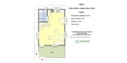 Domek rekreacyjny całoroczny CRP8 - 55m² - zdjęcie 2