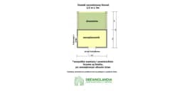 Domek narzędziowy Kornel - 2,5x3m - zdjęcie 2