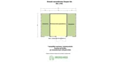 Domek gospodarczy do dużego ogrodu Kacper Bis - 6x4m - zdjęcie 2