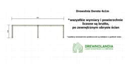 Drewutnia Dorota 4x1m - zdjęcie 2