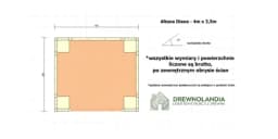 Altana Diana z technorattanem, pokryta blachą - 4x3,5m  - zdjęcie 2