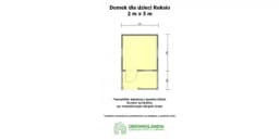 Domek z drewna Dla Dzieci Reksio - 2x3m  - zdjęcie 2