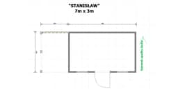 Domek gospodarczy Stanisław - 7x3m - zdjęcie 2