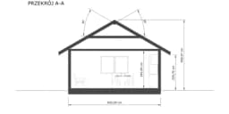 Drewniany domek rekreacyjny całoroczny CRK5 - 54 m² - zdjęcie 3