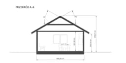 Drewniany domek rekreacyjny całoroczny CRK5 - 54 m² - zdjęcie 2