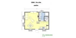 Domek mieszkalny całoroczny CRA8 PLUS - WT 2021 - 35 m² - zdjęcie 2