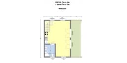 Domek rekreacyjny całoroczny CRP12 - 35m2 - zdjęcie 2