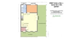 Domek rekreacyjny całoroczny CRK7 – 49,5 m²       - zdjęcie 2