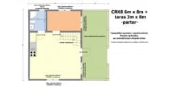 Domek rekreacyjny całoroczny CRK8 – 48 m²          - zdjęcie 2