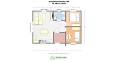 Dom rekreacyjny całoroczny DREWNOLANDIA 1 CRK – 70 m²  - zdjęcie 2