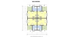 Domki na wynajem W1X4 – 80 m2 – 4 domki w 1 - zdjęcie 2