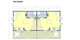 Szeregowy domek pod wynajem J1X2 – 60 m2 - zdjęcie 2
