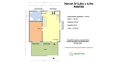 Domek Rekreacyjny z tarasem Marcel IV - 5,9 x 5,9m - zdjęcie 2