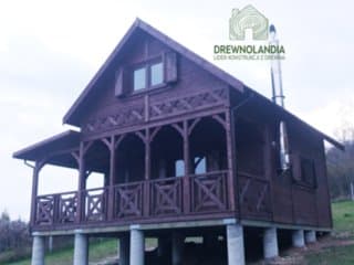Domek Olaf 7x5m z tarasem bocznym 7x2m