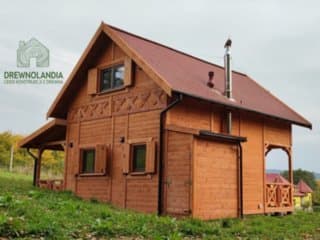 Domek drewniany na działkę Julian - 6x7,5m