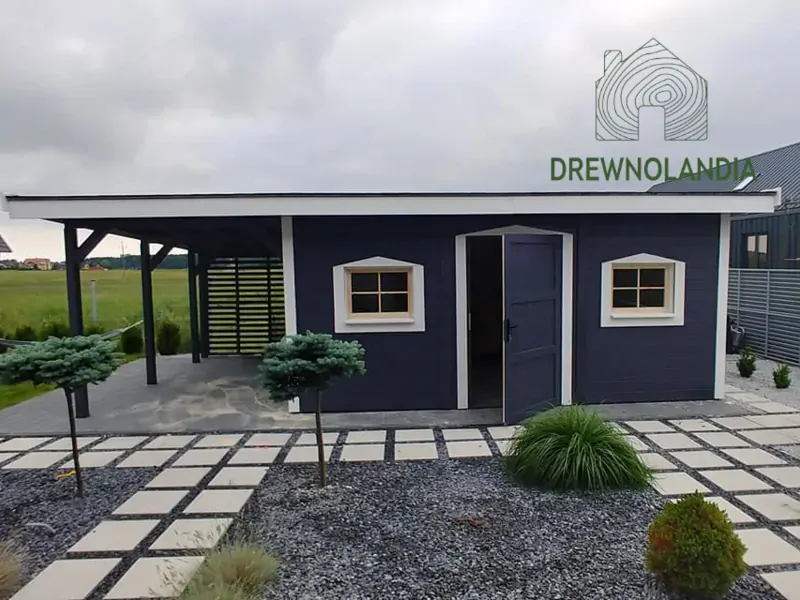 Domek narzędziowy z drewna Stanisław – 7x3m