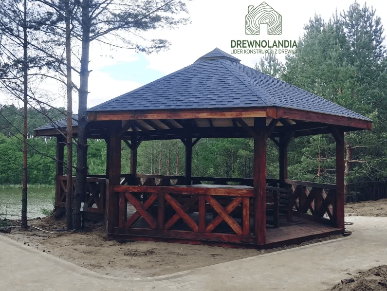 Altana ogrodowa z drewna Kleopatra – 7x10m